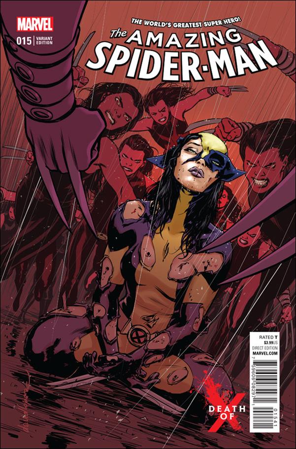 Amazing Spider-Man (2015) issue 15-B David Lopez Death of X Cover