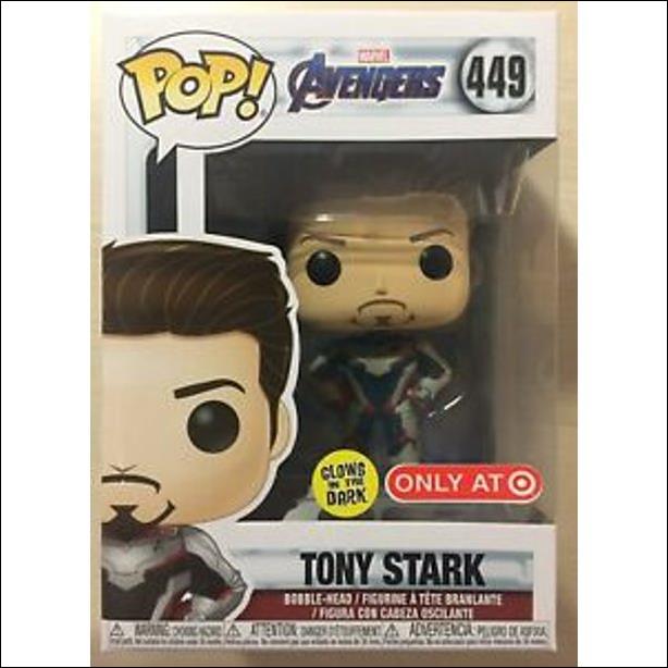 POP! Marvel figure 449-B Tony Stark (Glows-In-The-Dark)
