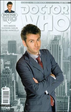 Doctor Who: The Tenth Doctor Year Two issue 2-B Subscription Photo Cover
