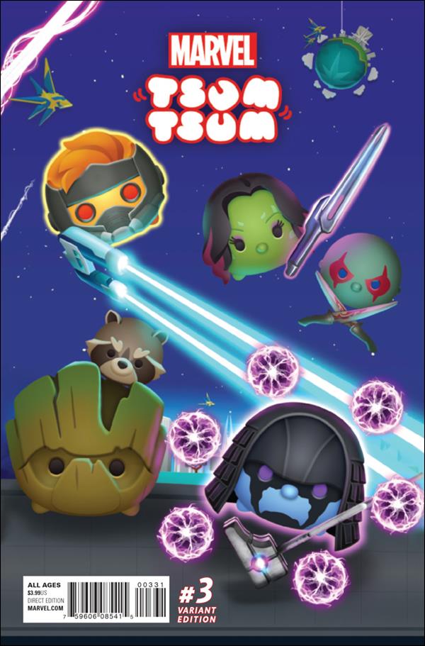 Marvel Tsum Tsum issue 3-C Fernando Olmedo Tsum Tsum Game Connecting Cover