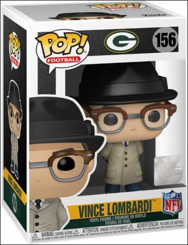 Pop! Football (NFL) figure 156 Vince Lombardi 