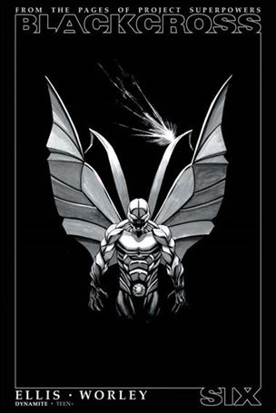 Project Superpowers: Blackcross issue 6-F Declan Shalvey 1:25 Black & White Cover