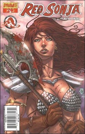 Red Sonja (2005) issue 24-C Joe Prado Cover