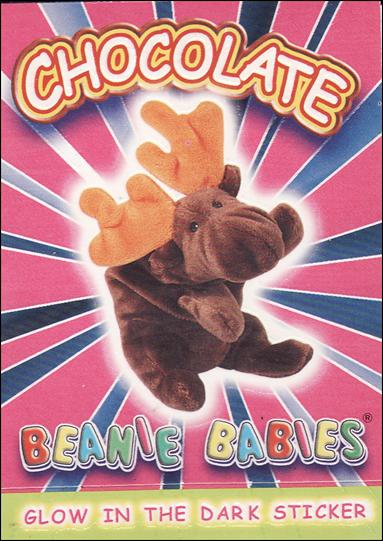 Beanie Babies Series 4 (Glow in the Dark Sticker Subset) card nn5 Chocolate