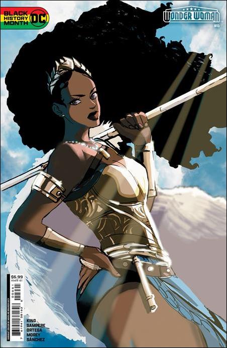 Wonder Woman (2023) issue 6-D Nikolas Draper-Ivey Black History Cardstock Cover