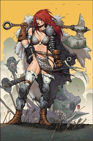Red Sonja (2023) issue 2-W Stephen Platt 1:100 Virgin Cover