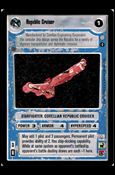 Star Wars: Coruscant Limited (Base Set) card 186 Republic Cruiser
