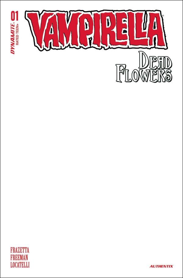 Vampirella: Dead Flowers issue 1-F Blank Authentix Cover