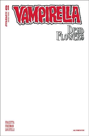 Vampirella: Dead Flowers issue 1-F Blank Authentix Cover