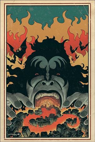 Kiss (2016) issue 6-E Charles Willson III Virgin cover