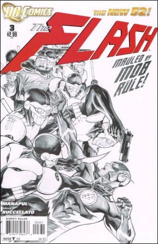 Flash (2011) issue 3-C Francis Manapul 1:200 Sketch Cover
