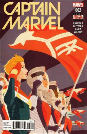 Captain Marvel (2016) issue 2 Kris Anka Cover