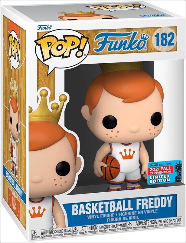 Pop! Funko - Freddy Funko figure 182-B Basketball Freddy (White Jersey) Fall Convention