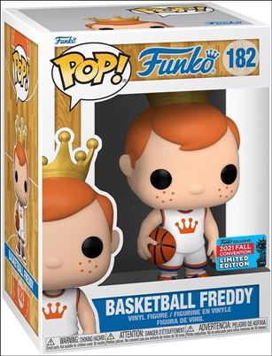 Pop! Funko - Freddy Funko figure 182-B Basketball Freddy (White Jersey) Fall Convention