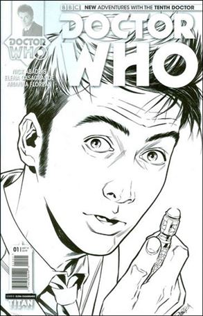 Doctor Who: The Tenth Doctor issue 1-G Elena Casagrande Sketch Cover