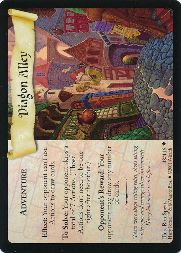 Harry Potter (Base Set) card 48 Diagon Alley