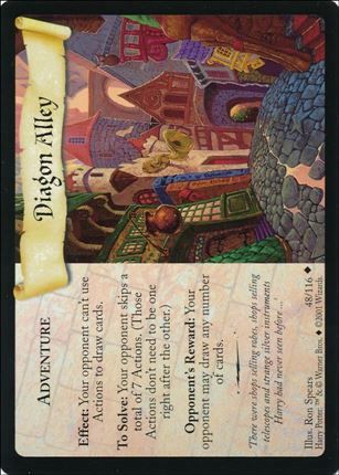 Harry Potter (Base Set) card 48 Diagon Alley