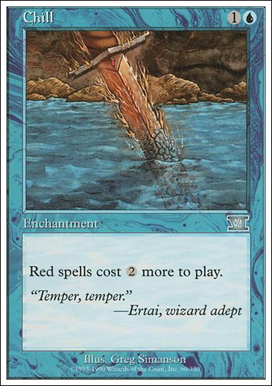 Magic the Gathering: 6th Edition (Base Set) card 60 Chill