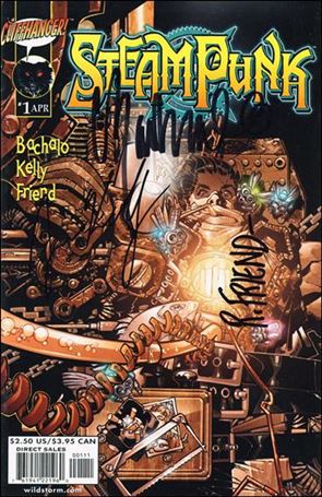 Steampunk issue 1-C DF Standard Cover (signed by Kelly/Bachalo/Friend)