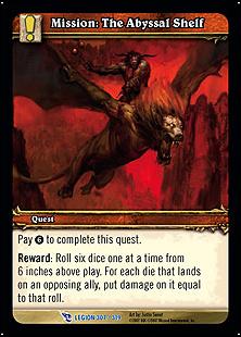 World of Warcraft: March of the Legion (Base Set) card 307 Mission: The Abyssal Shelf 