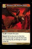 World of Warcraft: March of the Legion (Base Set) card 307 Mission: The Abyssal Shelf 