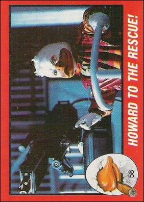Howard the Duck (Movie) (Base Set) card 58 Howard to the Rescue!