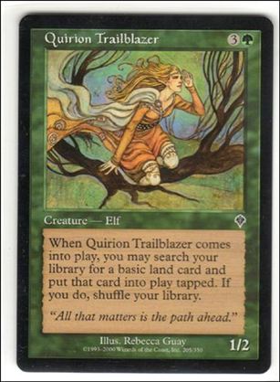Magic the Gathering: Invasion (Base Set) card 205 Quirion Trailblazer