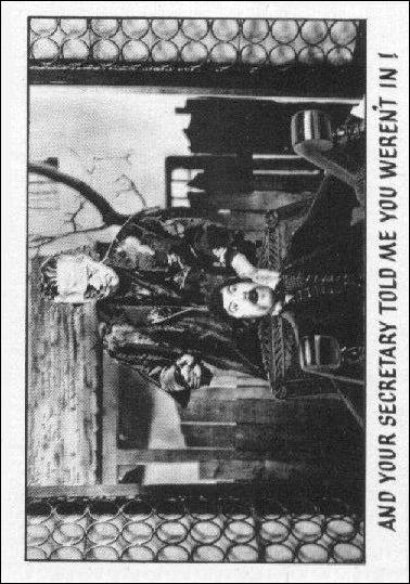 Creature Feature (Base Set) card 15 And your secretary told me you weren't in!