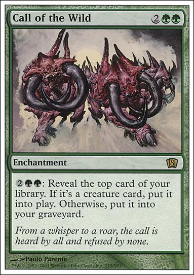 Magic the Gathering: 8th Edition (Base Set) card 235 Call of the Wild