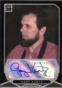 Star Wars 30th Anniversary (Autograph Subset) card nn7 Gary Kurtz 1/400 (1:1230 packs)