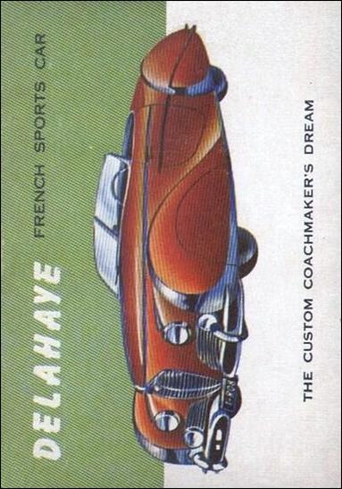 World on Wheels (Base Set) card 67 Delahaye