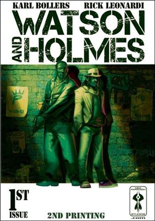 Watson & Holmes issue 1-F Rick Leonardi Green Cover (2nd Printing)