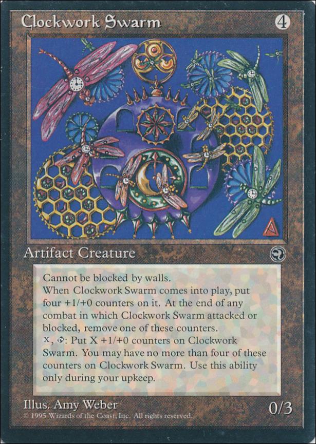 Magic the Gathering: Homelands (Base Set) card 104 Clockwork Swarm