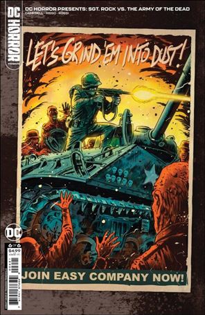DC Horror Presents: Sgt. Rock vs. The Army of the Dead issue 6-B Francesco Francavilla Cardstock Cover