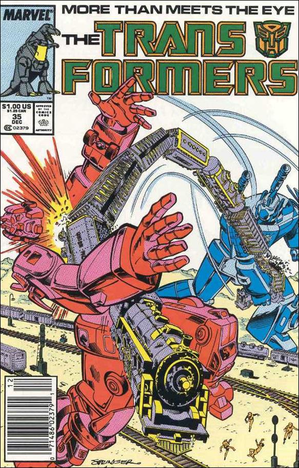 Transformers (1984) issue 35-B Newsstand Cover