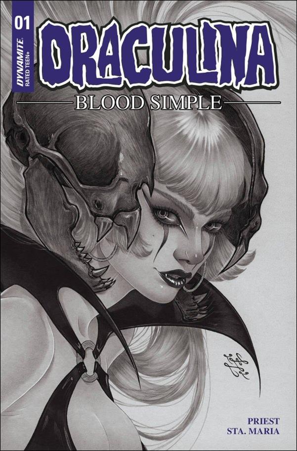 Draculina: Blood Simple issue 1-L Zoe Lacchei 1:20 B&W Cover