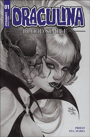 Draculina: Blood Simple issue 1-L Zoe Lacchei 1:20 B&W Cover