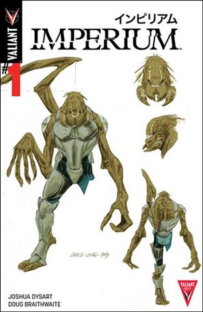 Imperium issue 1-E Doug Braithwaite 1:20 Character Design Cover 1/600