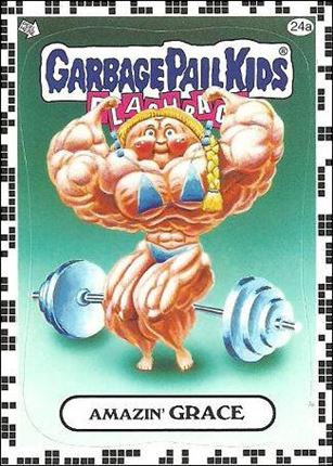 Garbage Pail Kids: Flashback Series 2 (White Border Base Set) card 24a Amazin' Grace