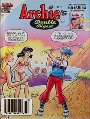 Archie's Double Digest Magazine issue 210-B Canadian Price Cover