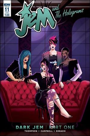 Jem and the Holograms issue 11-F Jen Bartel Subscription Cover