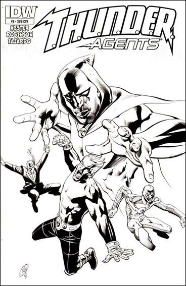 T.H.U.N.D.E.R. Agents (2013) issue 6-B Andrew Currie Subscription Cover