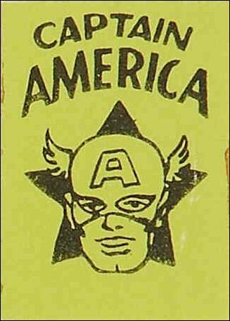 Marvel Mini-Books: Captain America issue nn-C Lime Green Cover