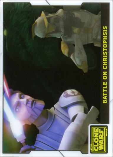 Star Wars: The Clone Wars (Animation Cel Subset) card 2 Battle on Christophsis