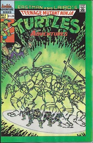 Teenage Mutant Ninja Turtles Adventures (1989) issue 3-C (3rd Printing)