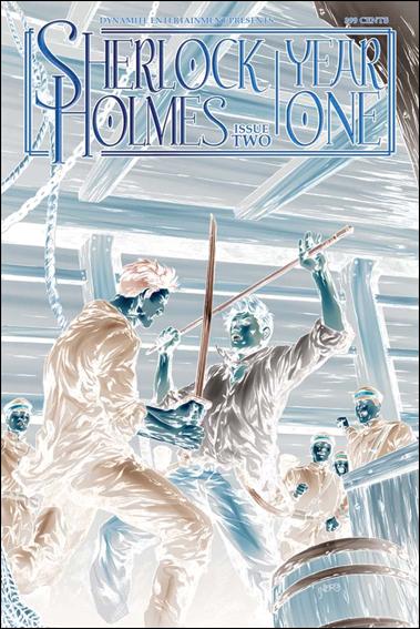 Sherlock Holmes: Year One issue 2-D Daniel Indro 1:10 Negative Cover