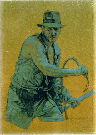 Indiana Jones Masterpieces (Foil Subset) card 3-B Bronze Foil