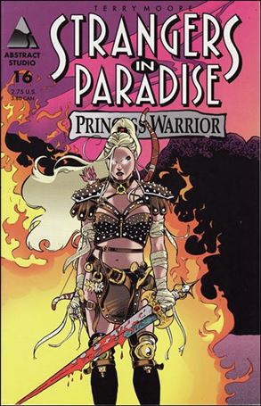 Terry Moore's Strangers in Paradise issue 16-B Tambi as Callisto Cover