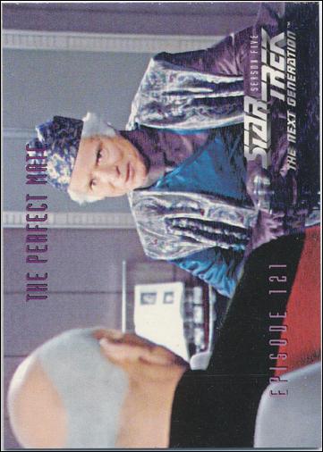 Star Trek: The Next Generation - The Episode Collection Season Five (Base Set) card 490 The Perfect Mate, Episode 121A