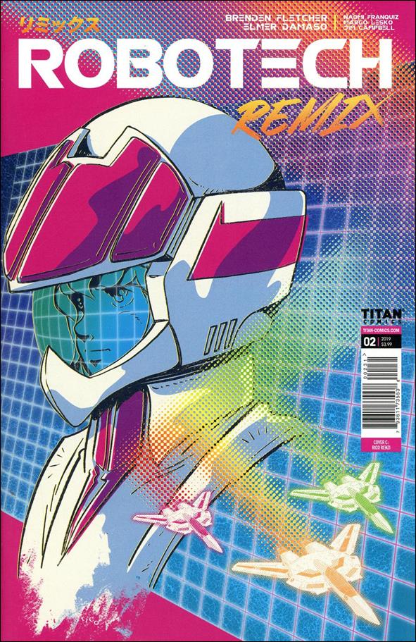 Robotech Remix issue 2-C Rico Renzi Cover